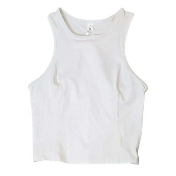Lululemon Nulux Racerback Cropped Tank Top Sz 8 NWT Lightweight Workout Yoga - Picture 1 of 4